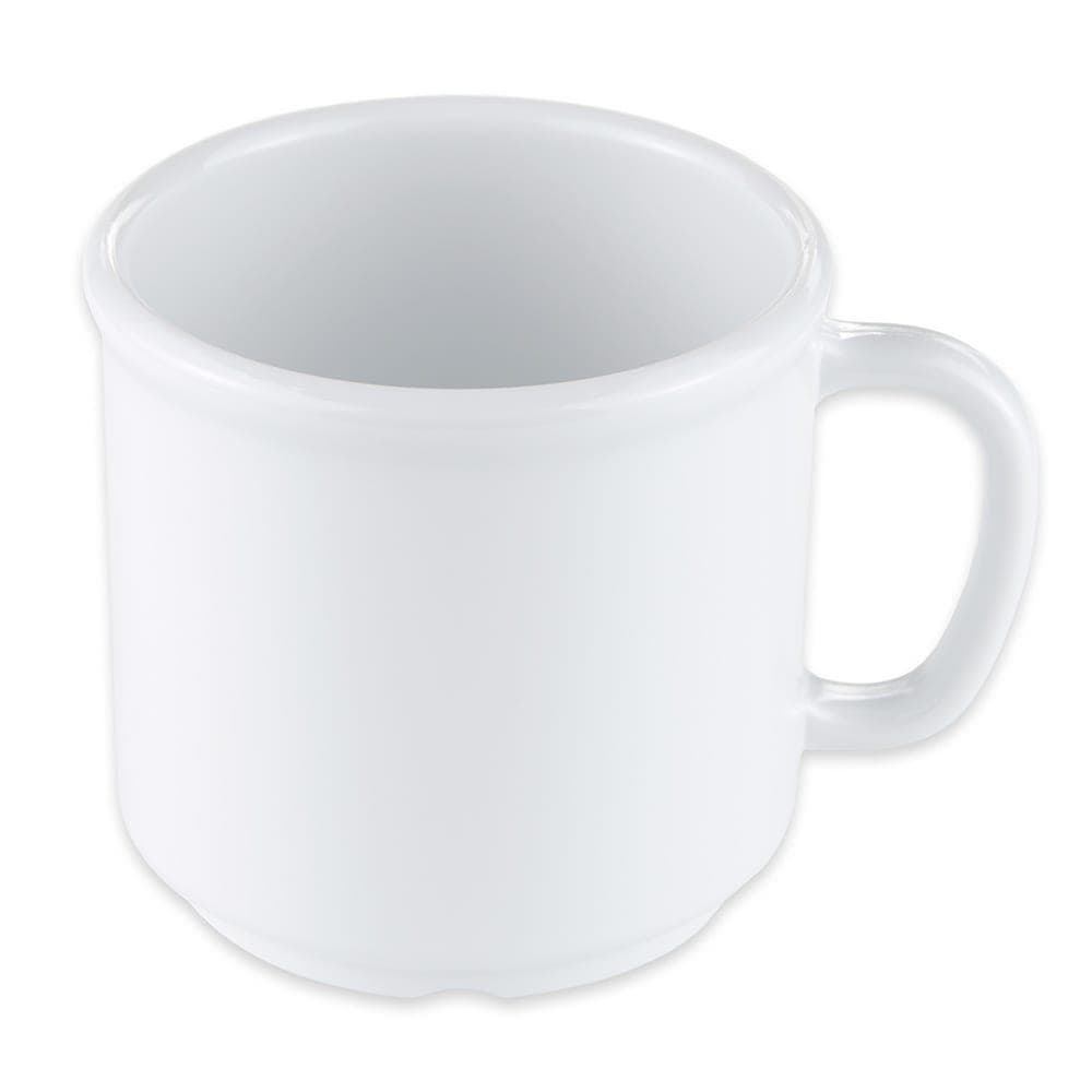GET 12 oz Plastic Coffee Mug, White (S-12-W)