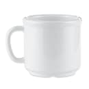 GET 12 oz Plastic Coffee Mug, White (S-12-W) thumbnail 2