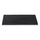 GET Rectangular Display shelf, 14" x 7", Melamine, Faux Slate (SB-1470-BK) thumbnail 2