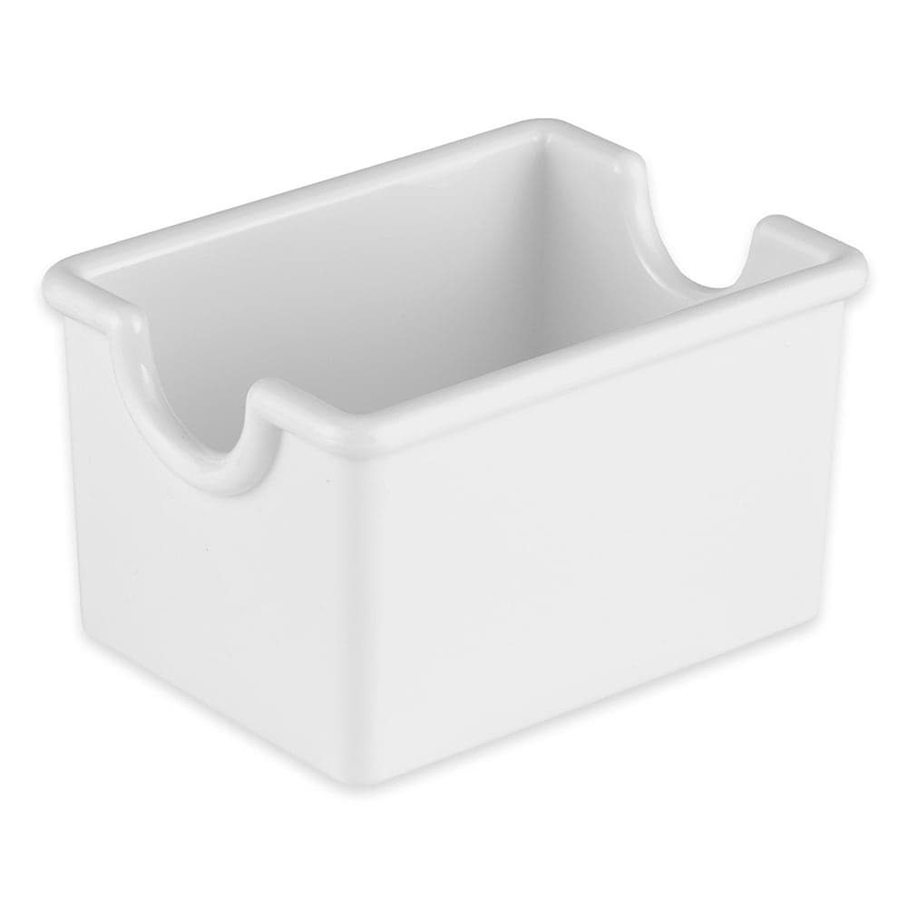 GET Rectangular Sugar Caddy - Plastic, White (SC-66-W)