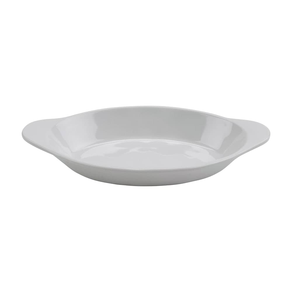GET Oval Side Dish, 8 1/2" x 4 1/2", Melamine, White (SD-08-AM-W)