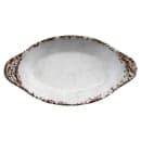 GET Oval Side Dish, 8 1/2" x 4 1/2", Melamine, French Mill (SD-08-FM) thumbnail 3