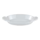 GET Oval Side Dish, 8 1/2" x 4 1/2", Melamine, White (SD-08-W) thumbnail 2