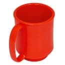 GET 8 oz Coffee Mug, Plastic, Orange (SN-104-RO) thumbnail 4