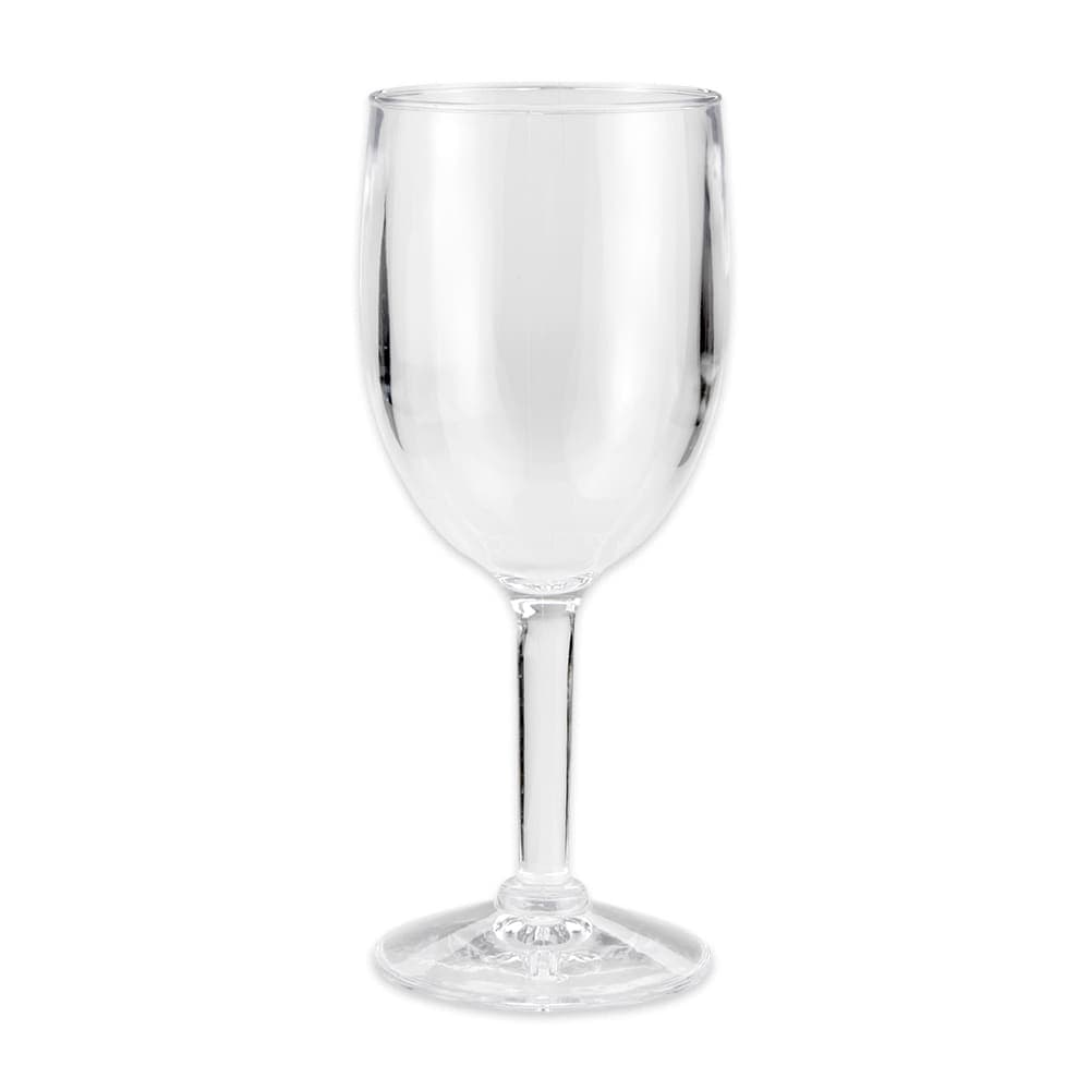 GET 8 oz Wine Glass, SAN Plastic, Clear (SW-1404-1-SAN-CL)