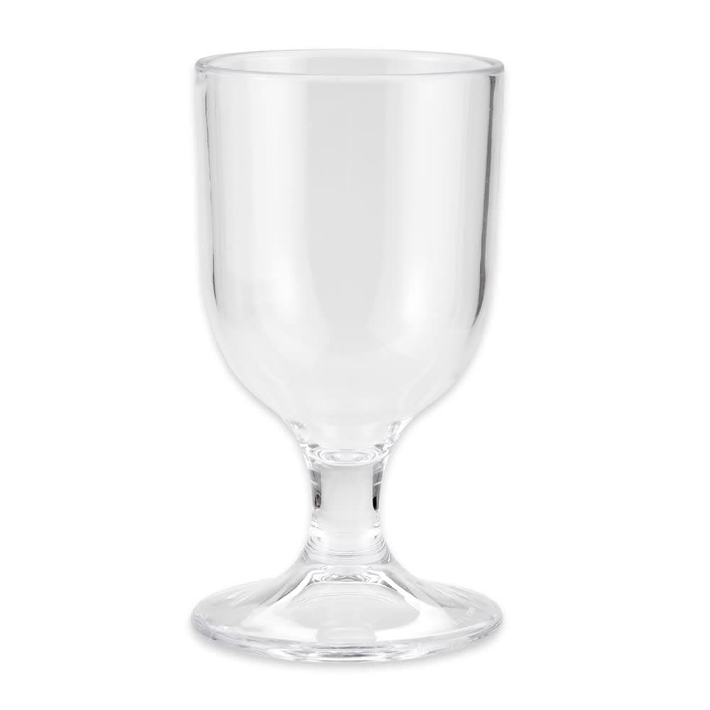 GET 8 oz Round Goblet, SAN Plastic, Clear (SW-1413-1-CL)