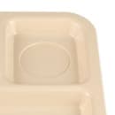 GET Plastic Rectangular Tray w/ (6) Compartments, 14" x 10", Tan (TL-153-T) thumbnail 7