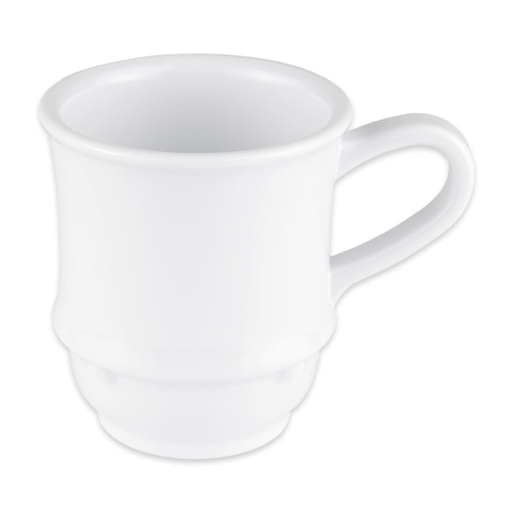 GET 8 oz Plastic Coffee Mug, White (TM-1208-W)