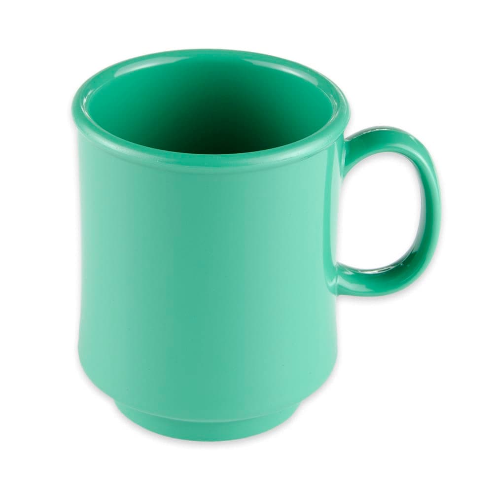 GET 8 oz Plastic Coffee Mug, Green (TM-1308-FG)