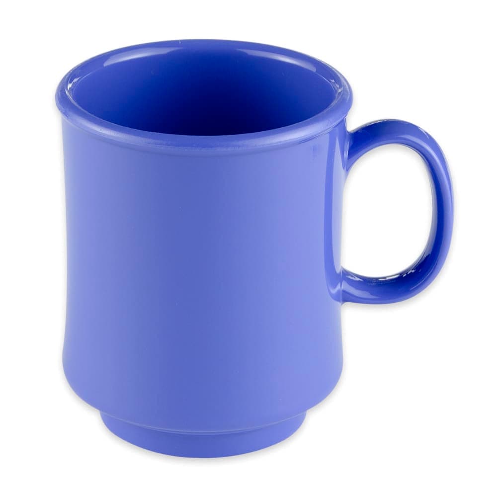 GET 8 oz Plastic Coffee Mug, Blue (TM-1308-PB)