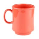 GET 8 oz Plastic Coffee Mug, Orange (TM-1308-RO) thumbnail 2