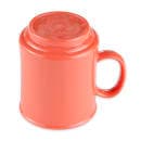 GET 8 oz Plastic Coffee Mug, Orange (TM-1308-RO) thumbnail 3