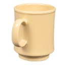 GET 8 oz Plastic Coffee Mug, Yellow (TM-1308-SQ) thumbnail 3