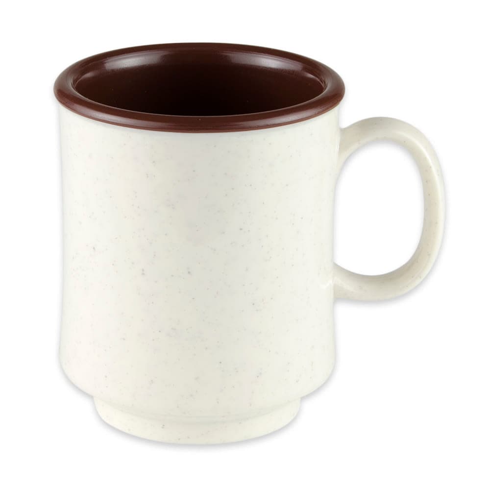 GET 8 oz Plastic Coffee Mug, White (TM-1308-U)