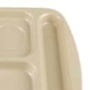GET Melamine Rectangular Tray w/ (6) Compartments, 15 1/2" x 9 7/8", Sandstone (TR-151-S) thumbnail 6