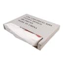 Rofson Disposable Poly Child Bib - 11" x 13", White w/ Clown Design (CCB200) thumbnail 3