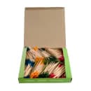 Rofson 4" Wood Club Frill Toothpick, Assorted Colors (TCF102) thumbnail 2