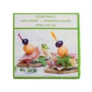 Rofson 4" Wood Club Frill Toothpick, Assorted Colors (TCF102) thumbnail 3