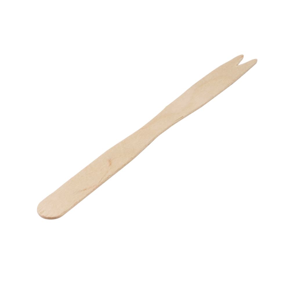 Rofson 5 1/2" Wood Cocktail Fork Pick (TWF1000)