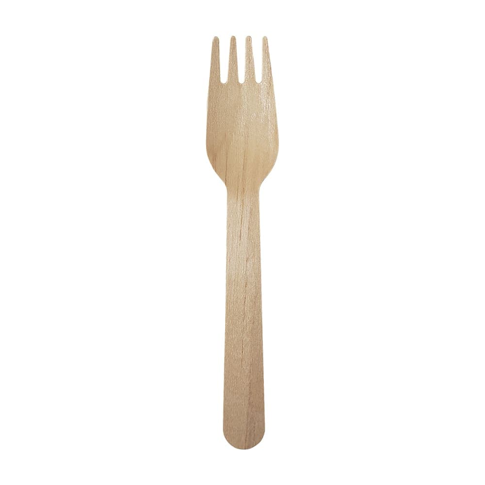 Rofson Disposable Fork, Wood (WFORK100)