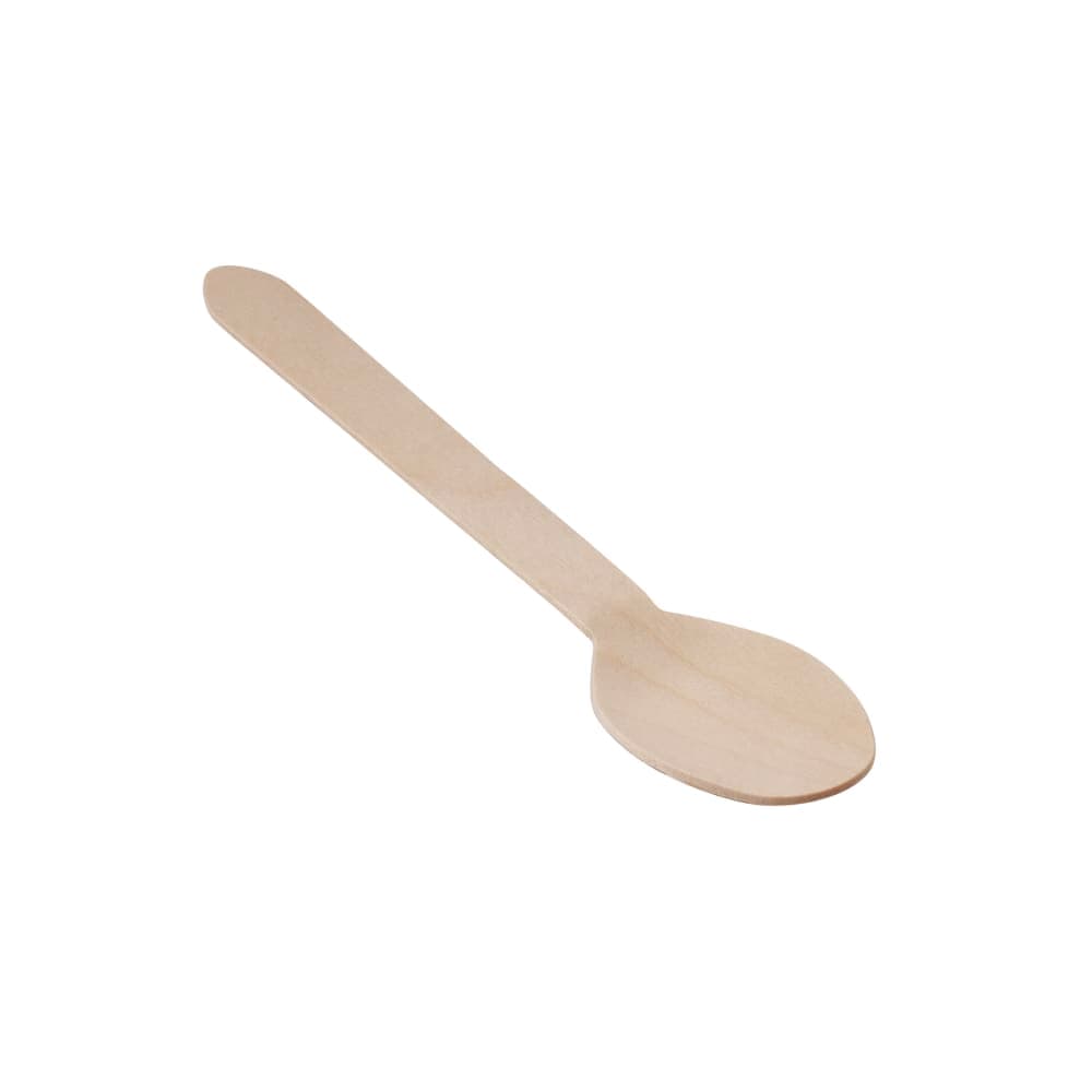 Rofson Disposable Spoon, Wood (WSPOON100)