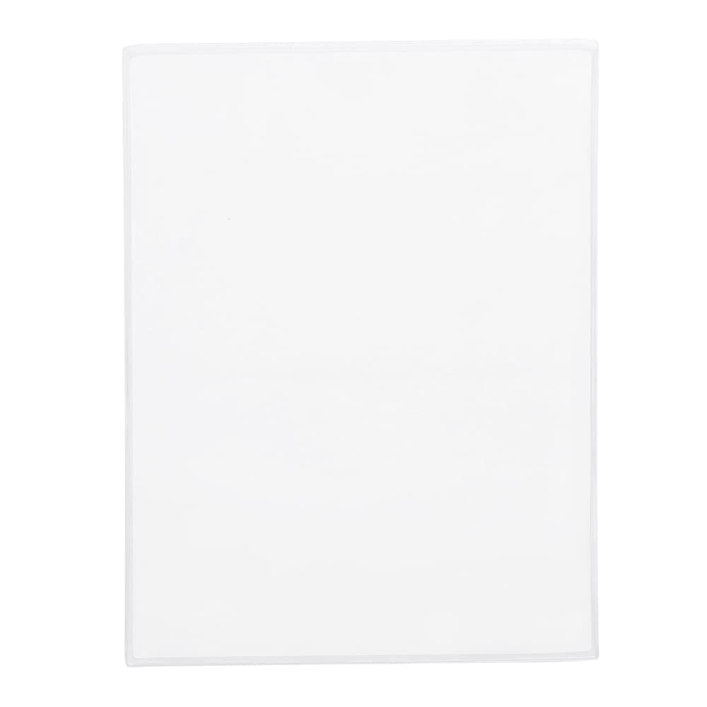 Risch Single Pocket Vinyl Menu Cover, 5 1/2"W x 14"H, Clear (100 5.5X14)
