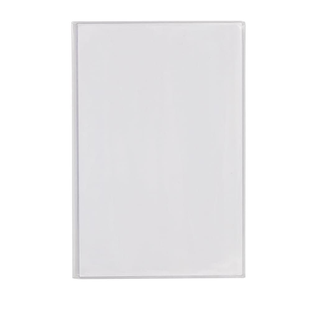 Risch Triple Pocket Vinyl Menu Cover, 5 1/2"W x 8 1/2"H, Clear (300 5.5X8.5)