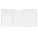 Risch Triple Pocket Vinyl Menu Cover, 8 1/2"W x 14"H, Clear (300 8.5X14) thumbnail 3