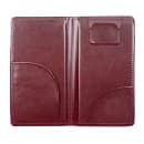 Risch Double-Panel Guest Check Holder - 5" x 9", Padded Vinyl, Wine (5000PWINETHANKYOU) thumbnail 2