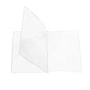 Risch Triple Pocket Vinyl Menu Cover, 5 1/2"W x 8 1/2"H, Clear (61 5.5x8.5) thumbnail 3