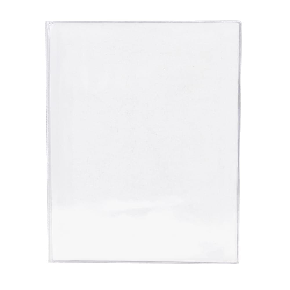 Risch Triple Pocket Vinyl Menu Cover, 8 1/2"W x 11"H, Clear (61 8.5X11)