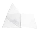 Risch Triple Pocket Vinyl Menu Cover, 8 1/2"W x 11"H, Clear (61 8.5X11) thumbnail 3