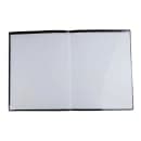 Risch Double Pocket Vinyl Menu Cover  - 8 1/2" x 11", Midnight Black (700 8.5X11) thumbnail 2