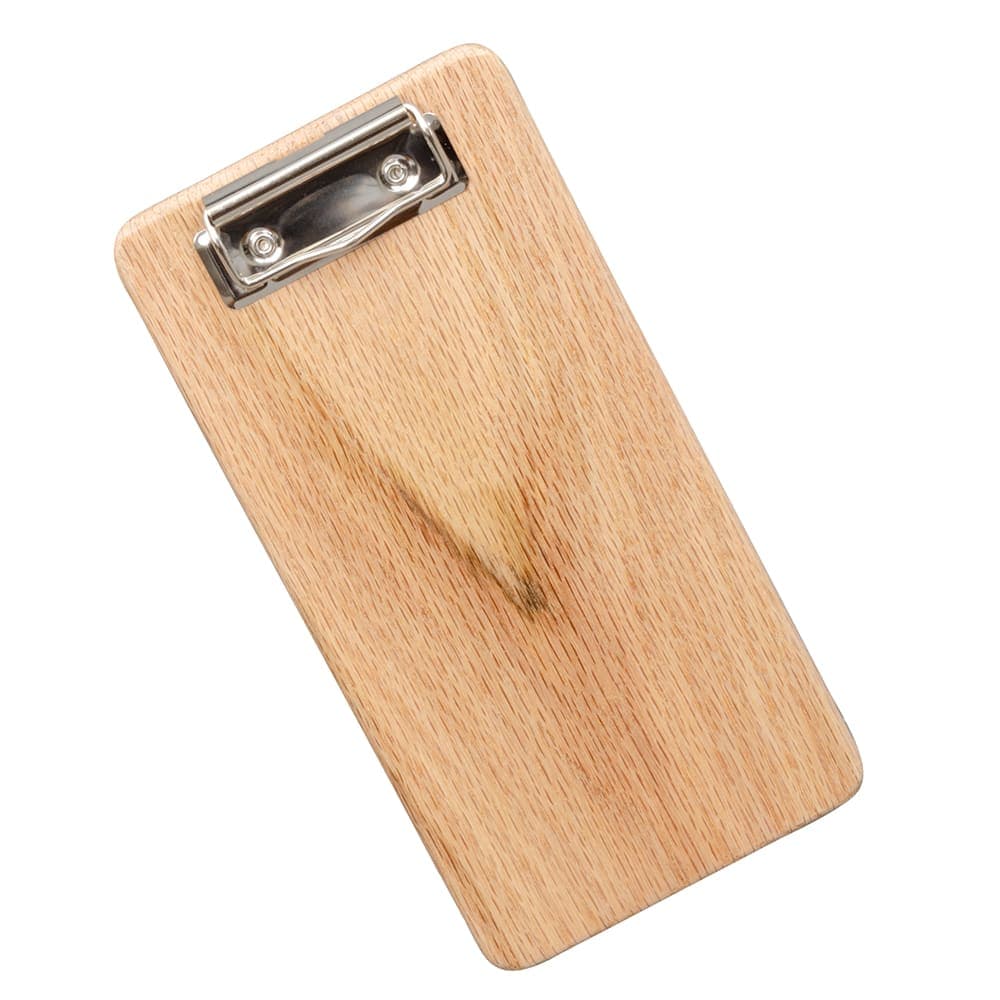 Risch Country Clipboard Check Presenter - 4 1/2" x 9", Oak Wood (COUNTRYBOARD-CHECK4.5X9OAK)