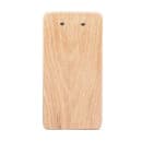 Risch Country Clipboard Check Presenter - 4 1/2" x 9", Oak Wood (COUNTRYBOARD-CHECK4.5X9OAK) thumbnail 2