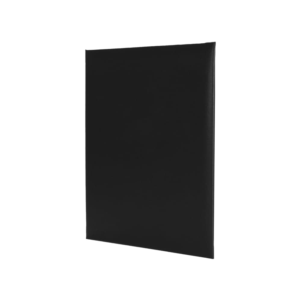 Risch Single View Menu Cover - 8 1/2" x 11", Padded, Black (OM-1V 8.5X11)