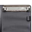 Risch Wait Staff Pad Holder w/ Metal Clip for 5" x 9" Pads - Vinyl, Black (WPHDX CLIP) thumbnail 4