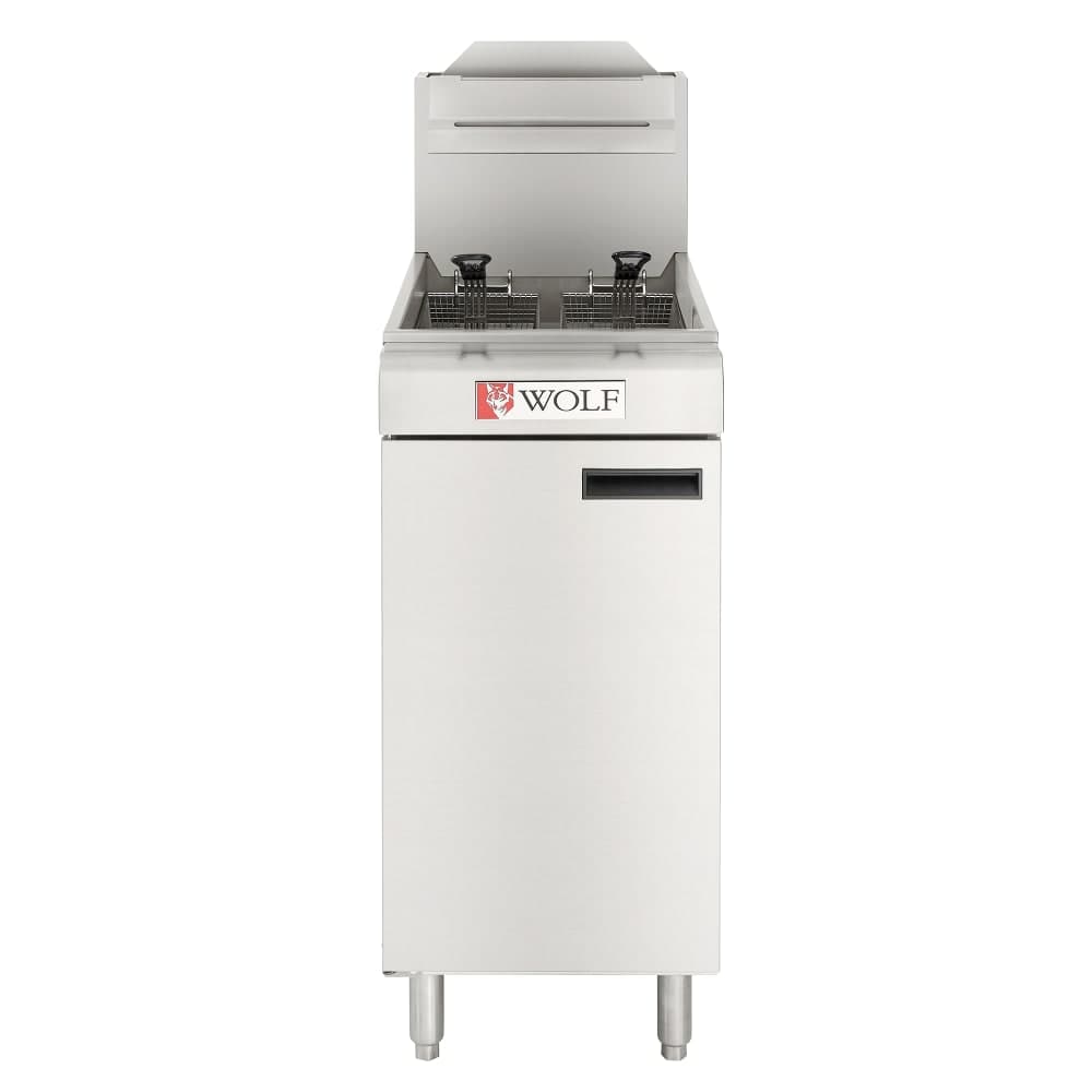 Wolf WF300 Gas Fryer - (1) 40 lb Vat, Floor Model, Liquid Propane