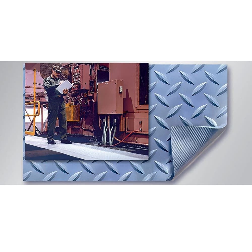 Cactus Mat 1060R-3 Military Diamond Switchboard Runner - 3' x 75', Gray