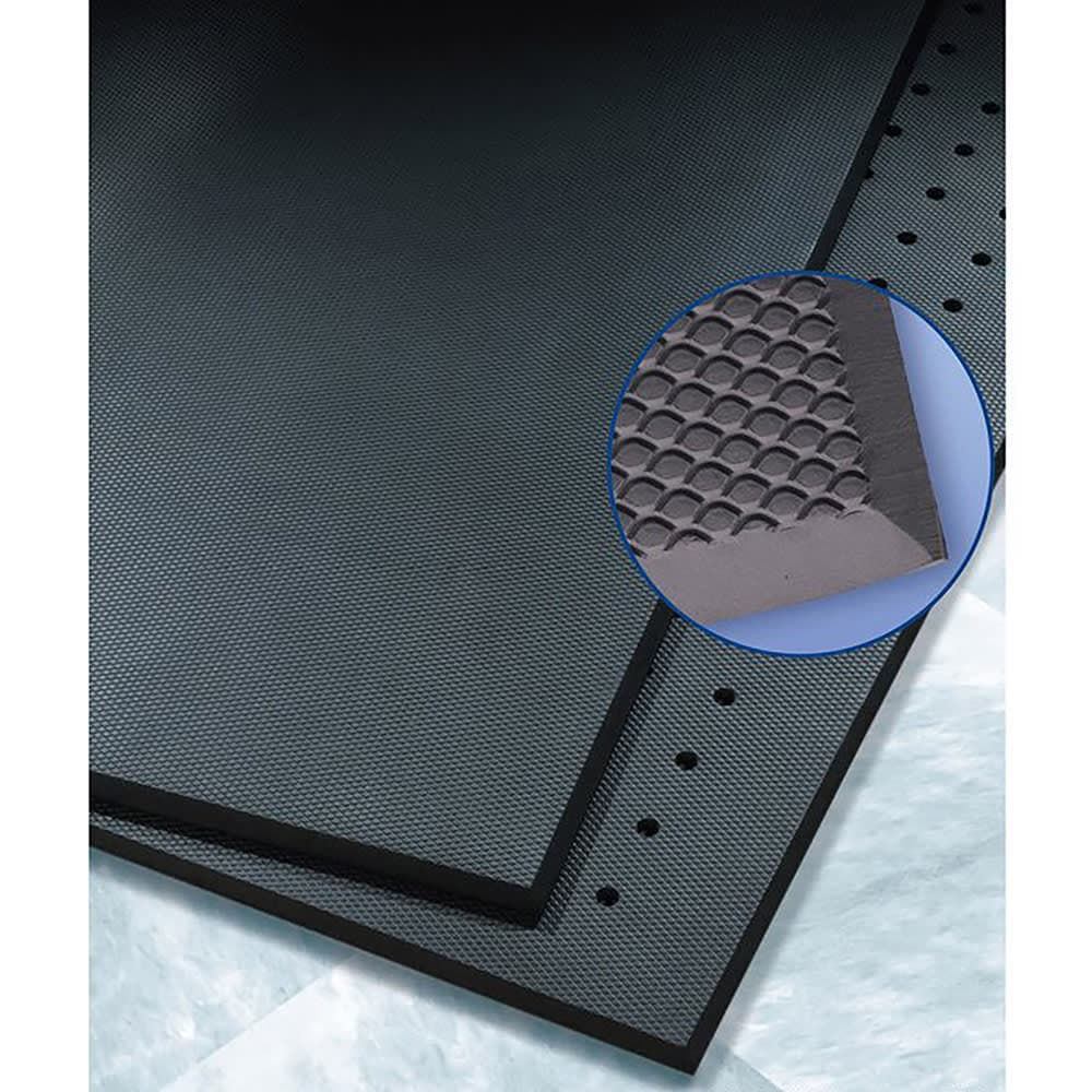 Cactus Mat 2200-35 VIP Black Cloud Mat - 3' x 5', Rubber, Black