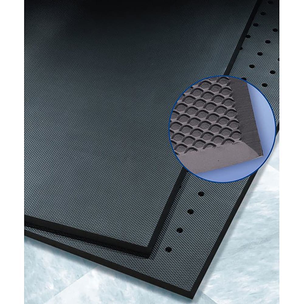 Cactus Mat 2200-35H VIP Black Cloud Mat w/ Drain Holes - 3' x 5', Rubber, Black