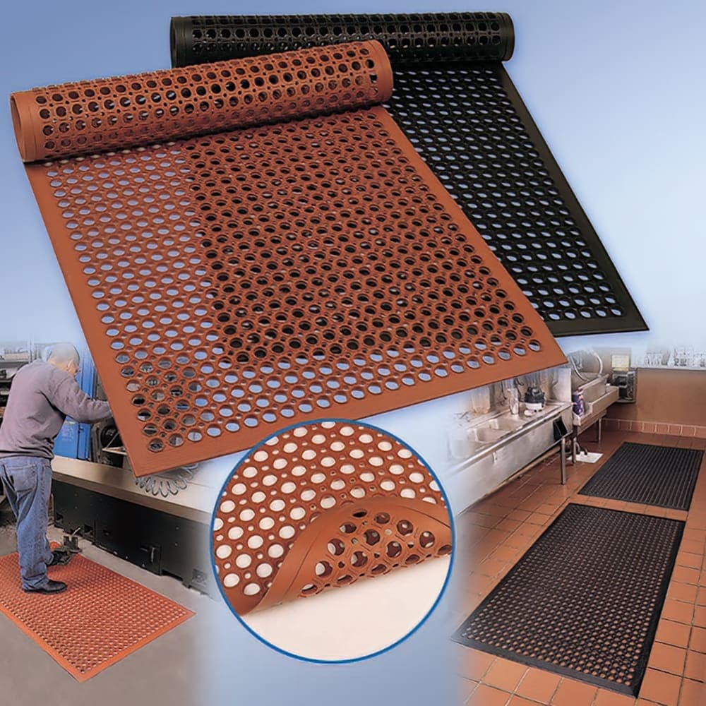 Cactus Mat 2530-C20 VIP Topdek Junior - 3' x 19', Rubber, Black