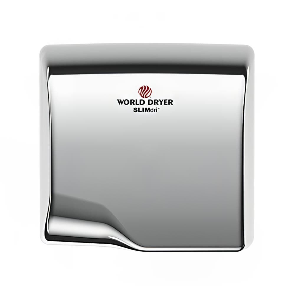 World Dryer L-973A Automatic Hand Dryer w/ 15 Second Dry Time - Brushed Stainless, 110-120v