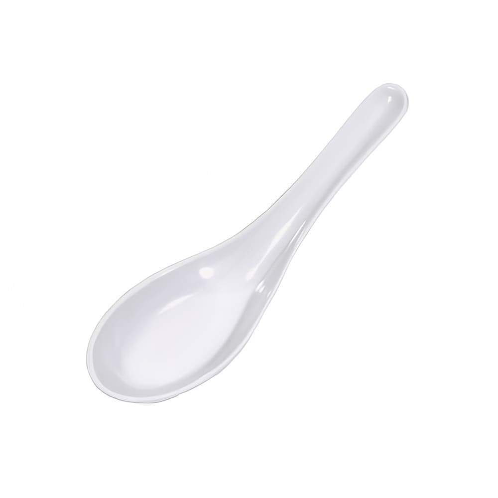 Town 1 oz Chinese Soup Spoon, Melamine White, 5 5/8 in (22801)