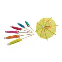 Town 4" Wood Parasol Pick, Assorted Colors (51801) thumbnail 3