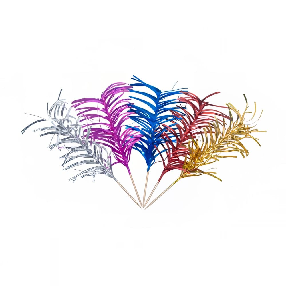 Town 6 1/4" Wood Frill Pick, Assorted Colors (51805)