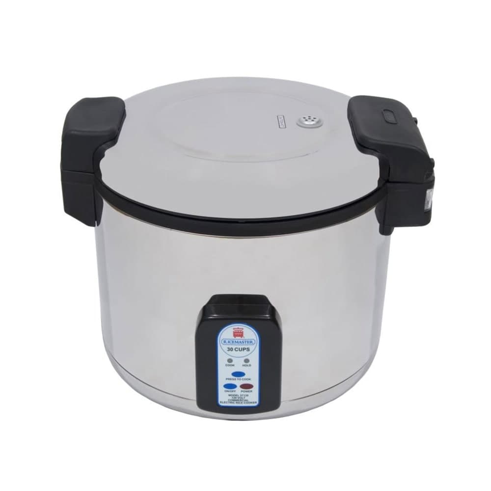 Town 30 Cup Electric Rice Cooker, One Touch, Stainless Exterior, 230v (57131)