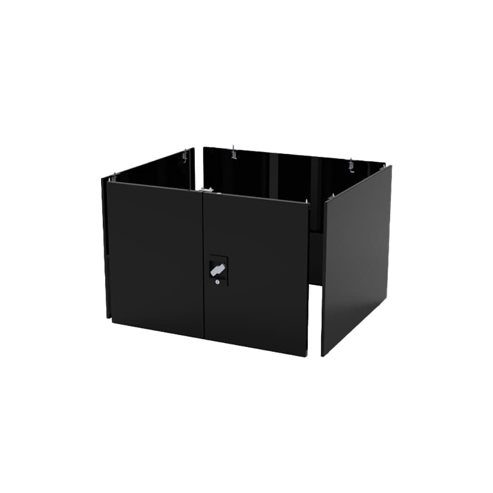 Luxor Locking Cabinet for 304-DTWS002 - 15” W x 16 1/4” D x 16 1/4” H, Steel, Black (DTWS003)