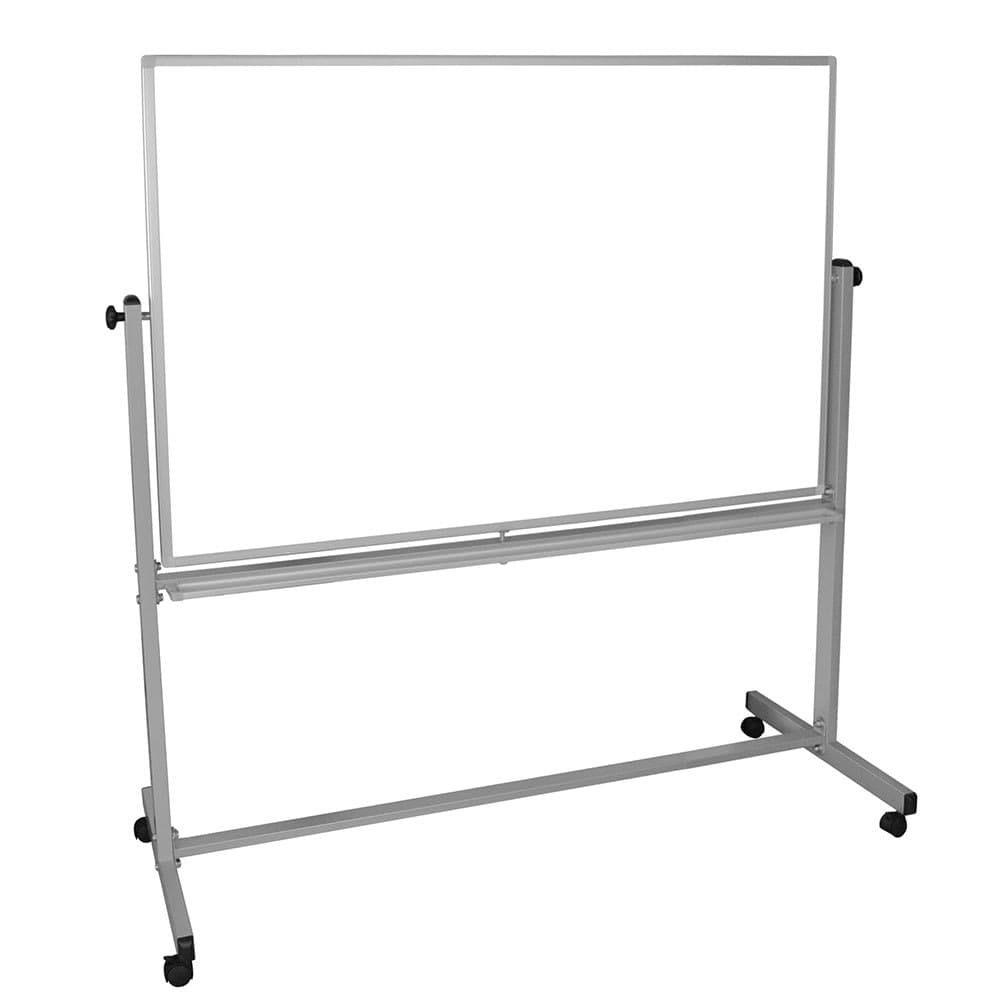 Luxor Reversible Magnetic Whiteboard w/ Aluminum Frame, 60" x 40" (MB6040WW)