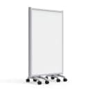 Luxor 3 Panel Magnetic Whiteboard w/ Aluminum Frame, 27 3/4" x 45 1/2" (MB9152WW) thumbnail 5